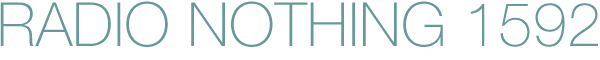 Radio Nothing 1592